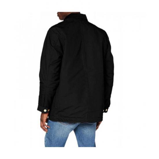 Brayton Men's Black Cotton Chore Jacket