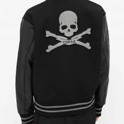 C2H4 X Mastermind World Varsity Baseball Jacket C2H4 X Mastermind World Varsity Baseball Jacket