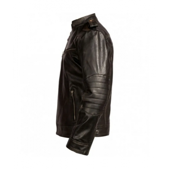 Captain America Civil War Bucky Barnes Winter Soldier Leather Jacket Captain America Civil War Bucky Barnes Winter Soldier Leather Jacket