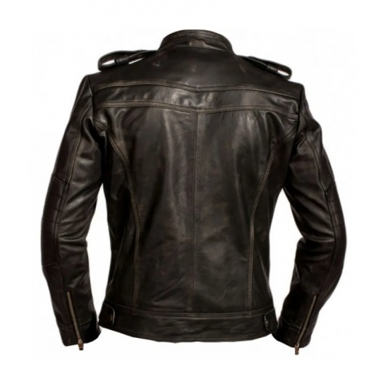 Captain America Civil War Bucky Barnes Winter Soldier Leather Jacket Captain America Civil War Bucky Barnes Winter Soldier Leather Jacket