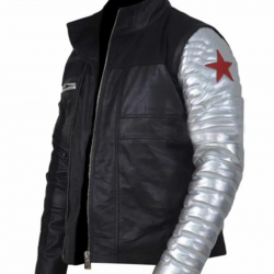 Captain America Civil War Winter Soldier Leather Jacket Captain America Civil War Winter Soldier Leather Jacket
