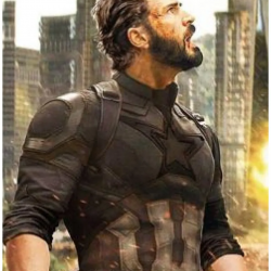 Captain America Infinity War Leather Costume Jacket Captain America Infinity War Leather Costume Jacket