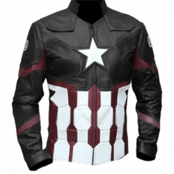 Captain America Infinity War Leather Costume Jacket Captain America Infinity War Leather Costume Jacket