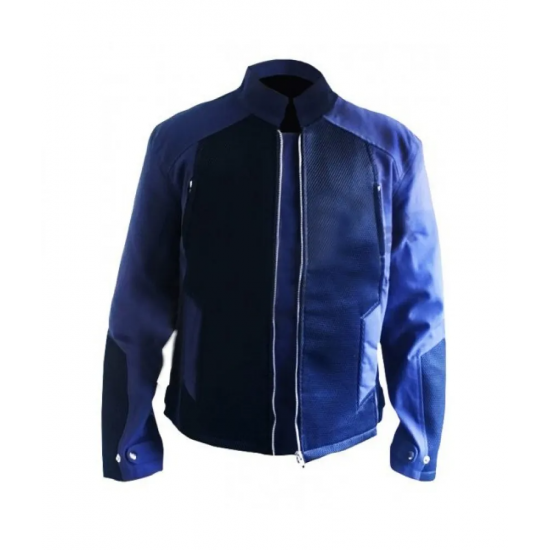 Captain America Steve Rogers Blue Cotton Jacket