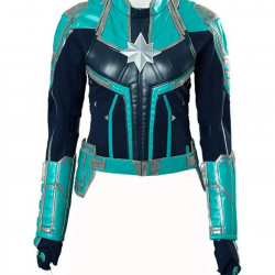 Captain Marvel Green Jacket Captain Marvel Green Jacket