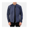 Charcoal Navy Blue Suede Biker Jacket