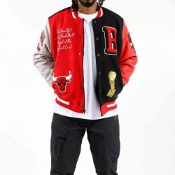 Chicago Bulls 6x Finals Champions Varsity Jacket Chicago Bulls 6x Finals Champions Varsity Jacket