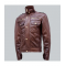 Chocolate Brown Leather Jacket Men