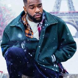 Christmas Flow 2021 Green Bomber Jacket