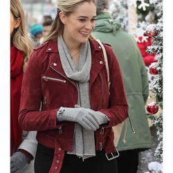 Christmas at the Palace Brittany Bristow Suede Leather Jacket Christmas at the Palace Brittany Bristow Suede Leather Jacket