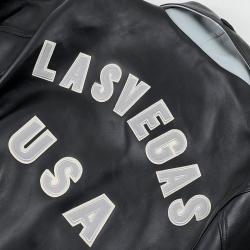 Classic Las Vegas Style Iconic Black Leather Jacket Classic Las Vegas Style Iconic Black Leather Jacket