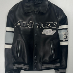Classic Las Vegas Style Iconic Black Leather Jacket