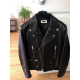 Classic Men's Black Leather Motorcycle Jacket