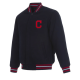 Cleveland Indians Navy Blue Wool Jacket