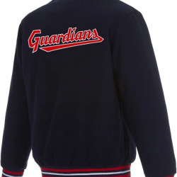 Cleveland Indians Navy Blue Wool Jacket