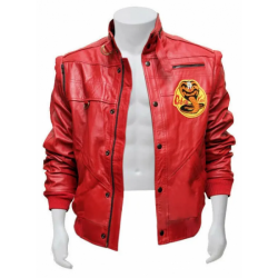 Cobra Kai Karate Kid Red Leather Jacket Cobra Kai Karate Kid Red Leather Jacket