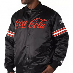 Coca Cola Black Bomber Jacket Coca Cola Black Bomber Jacket