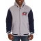 Columbus Blue Jackets Fleece Blue and Grey Hooded Jacket