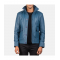 Columbus Blue Leather Bomber Jacket