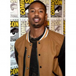 Comic Con Michael B Jordan Varsity Jacket Comic Con Michael B Jordan Varsity Jacket