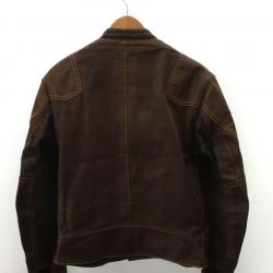 Comme des Garcons Brown Distressed Riders Jacket  Comme des Garcons Brown Distressed Riders Jacket