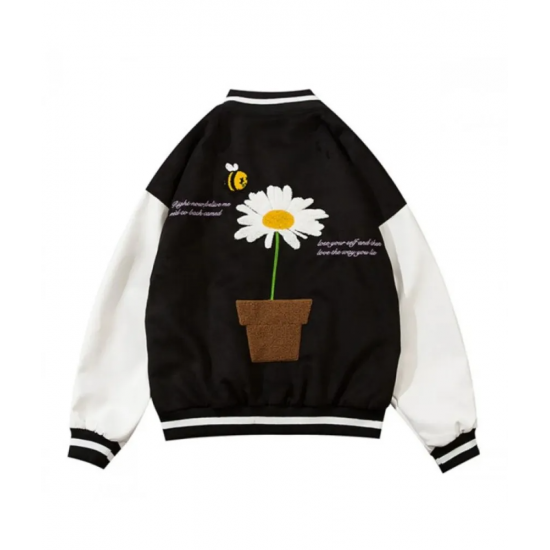 Crown Grade Flower Varsity Jacket