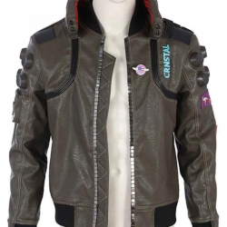 Cyberpunk 2077 Bomber Leather Jacket Cyberpunk 2077 Bomber Leather Jacket