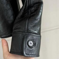 Dior Christian Dior Shearling Biker Leather Lamb Fur Jacket Dior Christian Dior Shearling Biker Leather Lamb Fur Jacket