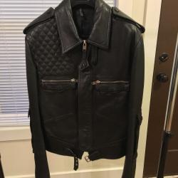 Dior Lamb Black Leather Jacket Dior Lamb Black Leather Jacket