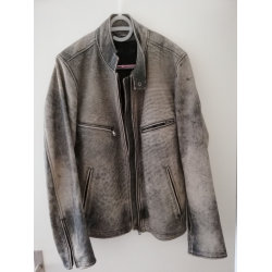 Dolce And Gabbana Greyish Leather Jacket
