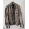 Dolce And Gabbana Greyish Leather Jacket