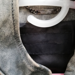 Dolce And Gabbana Greyish Leather Jacket