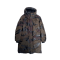 Dolce And Gabbana Runway Camo Lambskin Leather Parka Jacket