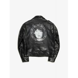 Enfants Riches Deprimes Black Back White Mick Cowhide Jacket