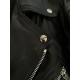 Enfants Riches Deprimes Black Leather Biker Jacket