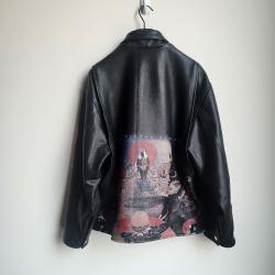 Enfants Riches Deprimes Himalayan Junkie Leather Work Jacket Enfants Riches Deprimes Himalayan Junkie Leather Work Jacket