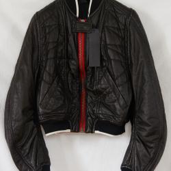 Haider Ackermann Men's Black Bomber Jacket Haider Ackermann Men's Black Bomber Jacket