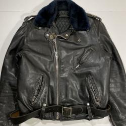 Harley Davidson × Vintage Calfskin Motorcycle Jacket Harley Davidson × Vintage Calfskin Motorcycle Jacket