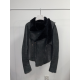 Helmut Lang Abstract Asymmetrical Shearling Leather Jacket