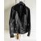 Isaac Sellam Experience Black High Neck Leather Jacket