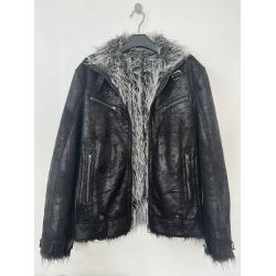 Japanese Crazy Fur Semantic Design Leather Suede Jacket