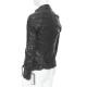 Julius New MA Black Tumbled Leather Zip Biker Jacket