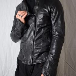 Julius Prism Black Leather Jacket 