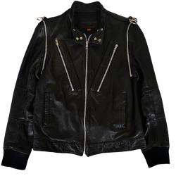 Jun Takahashi × Undercover Black Leather Jacket Jun Takahashi × Undercover Black Leather Jacket
