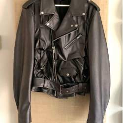 Junya Watanabe Homme Plus Fold Stitch Moto Jacket