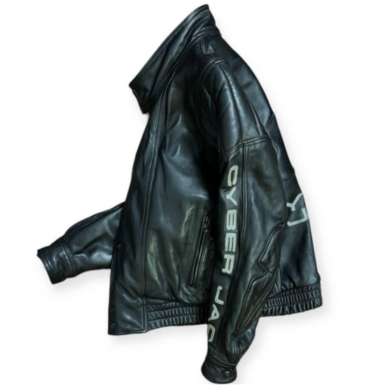 Kadoya x Akira Black Leather Biker Jacket