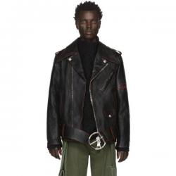 Loewe William De Morgan Leather Jacket Black Loewe William De Morgan Leather Jacket Black