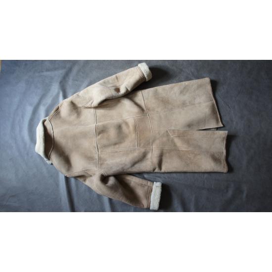 Maison Margiela Shearling Coat with Matching Scarf