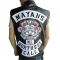 Mayans Southern Cali MC Leather Embroidered Biker Vest