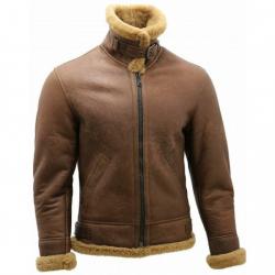 Men B3 Bomber Sheepskin Aviator Leather Jacket Men B3 Bomber Sheepskin Aviator Leather Jacket